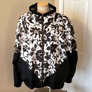 Vintage black and white jacket